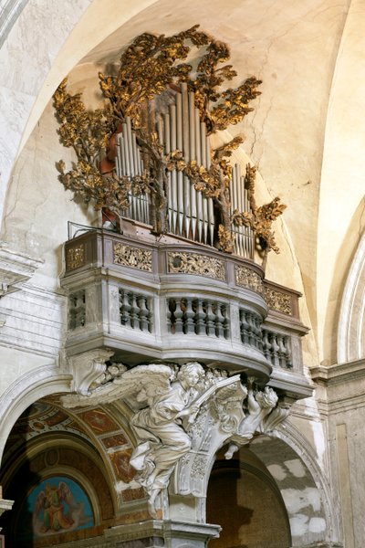 Orgue Testa avec sculpture en marbre - Antonio Raggi