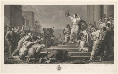 Judith montre la tête d