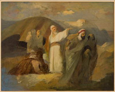 Scène biblique - Antonio Simonazzi