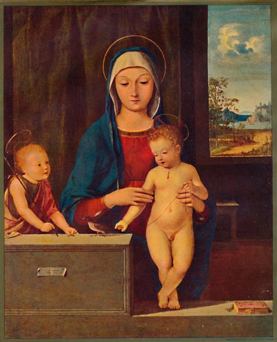 Madone et Enfant avec Saint Jean-Baptiste, 1903 - Antonio Solario