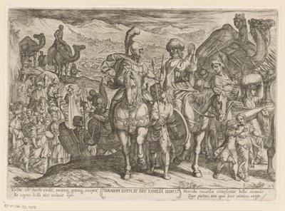 Abraham amène Lot et sa famille dans son propre pays (Scènes de l