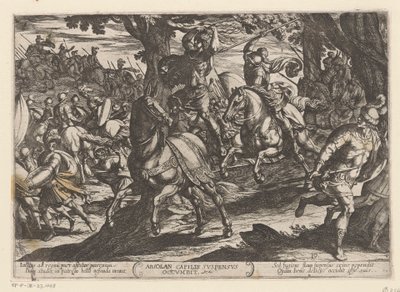 Absalom tué par Joab - Antonio Tempesta