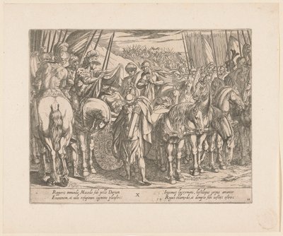 Alexandre le Grand trouve le corps de Darius - Antonio Tempesta
