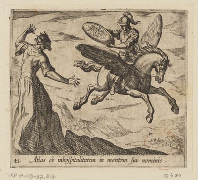 Atlas transformé en montagne - Antonio Tempesta