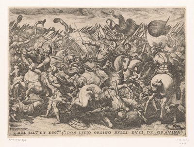 Cavalerie et infanterie en combat - Antonio Tempesta