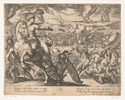 Darius fuit le champ de bataille - Antonio Tempesta