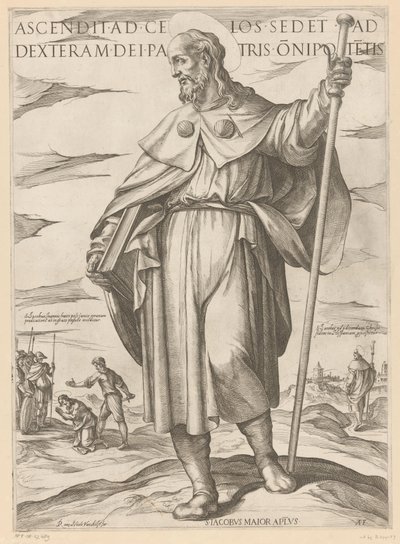Saint Jacques le Majeur (Christus, Maria en de apostelen) - Antonio Tempesta