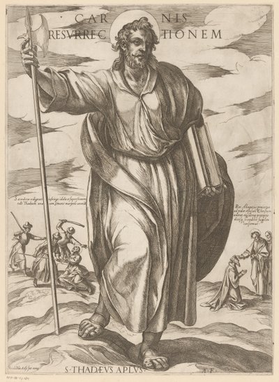 Saint Jude Thaddée (Carnis resurrectionem) - Antonio Tempesta