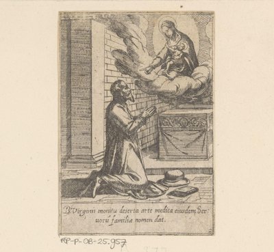 Saint Philippe sous la protection de la Vierge Marie - Antonio Tempesta