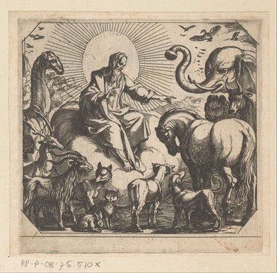Dieu crée les animaux sur terre - Antonio Tempesta