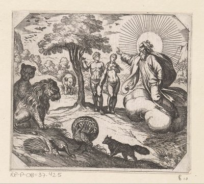 Dieu interdit à Adam et Ève de manger de l