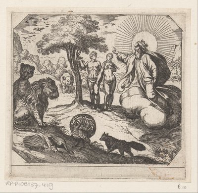 Dieu interdit à Adam et Ève de manger de l