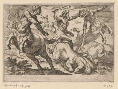 Hercule et les centaures - Antonio Tempesta