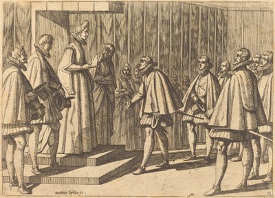 Prince italien devant Marguerite d