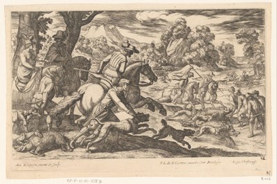 Chasse au sanglier - Antonio Tempesta