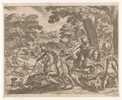 Chasse aux sangliers, ours et cerfs - Antonio Tempesta