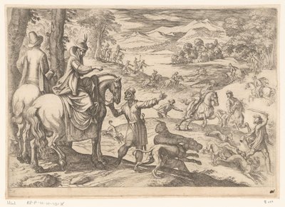 Chasse aux cerfs et aux loups (partie 7) - Antonio Tempesta