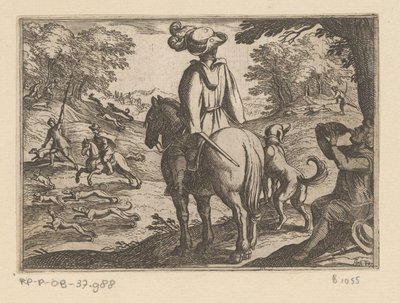 Chasse aux lapins - Antonio Tempesta