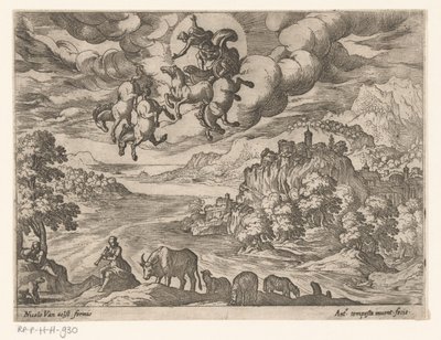 Paysage avec la chute de Phaéthon - Antonio Tempesta