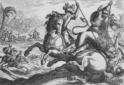Chasse au lion, de 