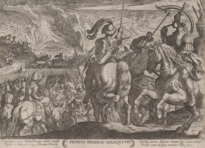 Planche 7: Les Égyptiens poursuivant les Israélites, des 