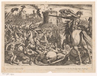 Combat de cavaliers - Antonio Tempesta