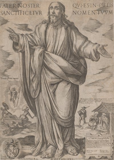 Christ debout, bénissant de 