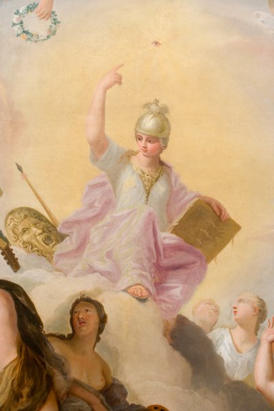 Minerve entourée des Arts et des Sciences (détail) - Antonio Verrio