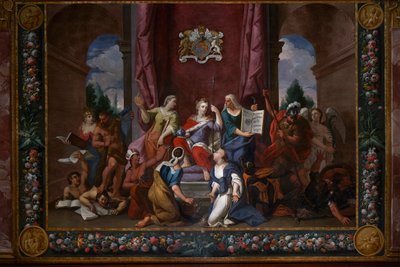 La reine Anne recevant l