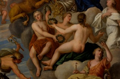 Les Trois Grâces (détail) - Antonio Verrio