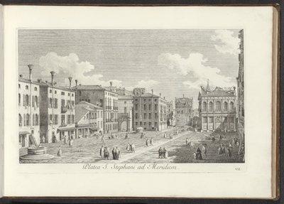 Vue sur Campo Santo Stefano à Venise - Antonio Visentini