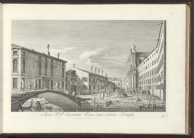 Vue sur le Campo dei Gesuiti à Venise - Antonio Visentini