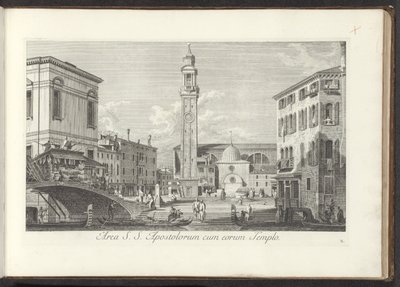 Vue sur Campo dei Santi Apostoli à Venise - Antonio Visentini
