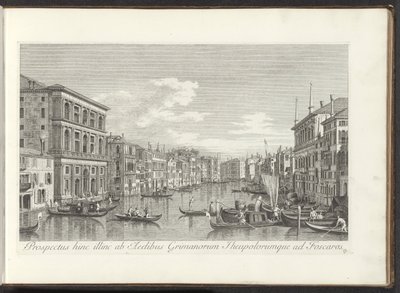 Vue sur le Grand Canal, Palazzo Grimani et Ca
