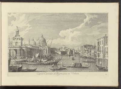 Vue du Grand Canal à Venise - Antonio Visentini