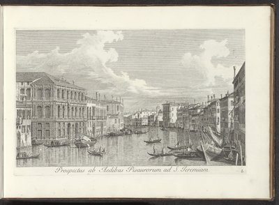 Vue sur le Grand Canal à Venise - Antonio Visentini