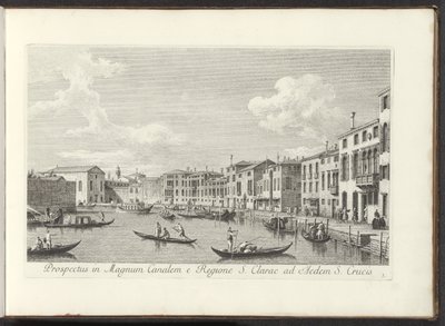 Vue sur le Grand Canal à Venise - Antonio Visentini