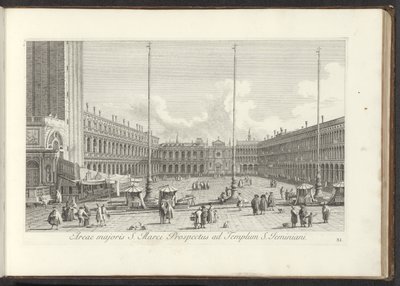Vue de la place Saint-Marc à Venise - Antonio Visentini