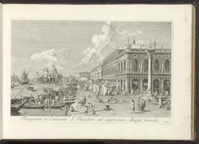 Coin de la place Saint-Marc avec la Biblioteca Marciana - Antonio Visentini