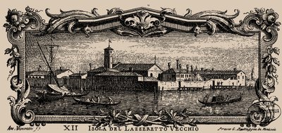 Isolario veneto, XII. Isola del Lazzaretto Vecchio, 1777 - Antonio Visentini