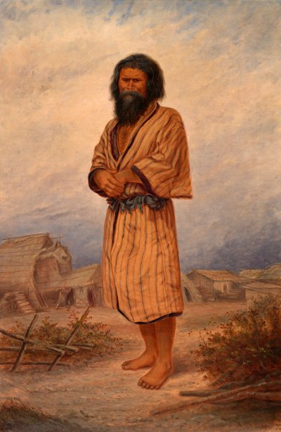 Homme Aino, vers 1893 - Antonio Zeno Shindler