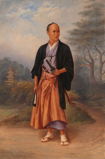 Homme japonais, vers 1893 - Antonio Zeno Shindler