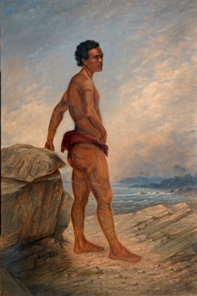 Homme mélanésien, vers 1890-1899 - Antonio Zeno Shindler