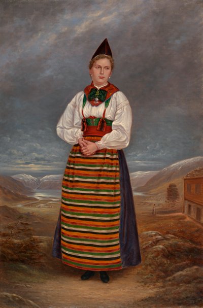 Dame suédoise, vers 1893 - Antonio Zeno Shindler