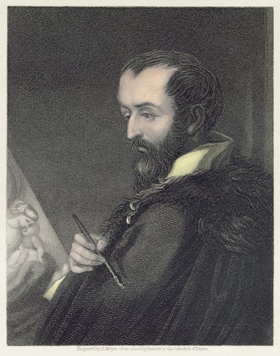 Autoportrait, gravé par Henry Meyer (1782-1847) pub. par William Mackenzie - Antonio da Correggio