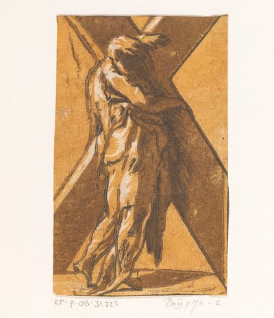 Saint André (Christ et les douze apôtres) - Antonio da Trento (attributed to)