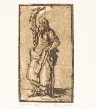 Saint Simon, Christ et les douze apôtres (titre de la série) - Antonio da Trento (attributed to)