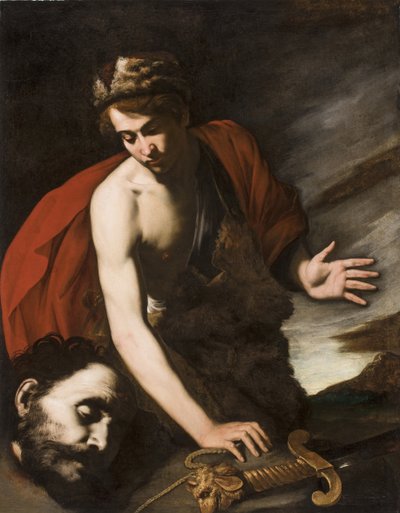 David avec la tête de Goliath - Antonio de Bellis