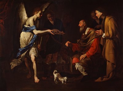 La guérison de Tobias, vers 1600-50 - Antonio de Bellis