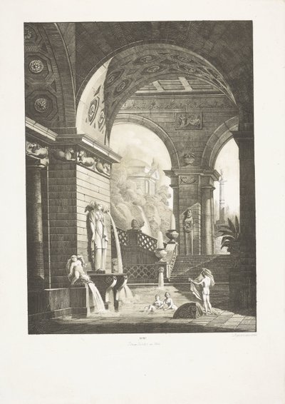 Femmes se baignant - Antonio de Pian